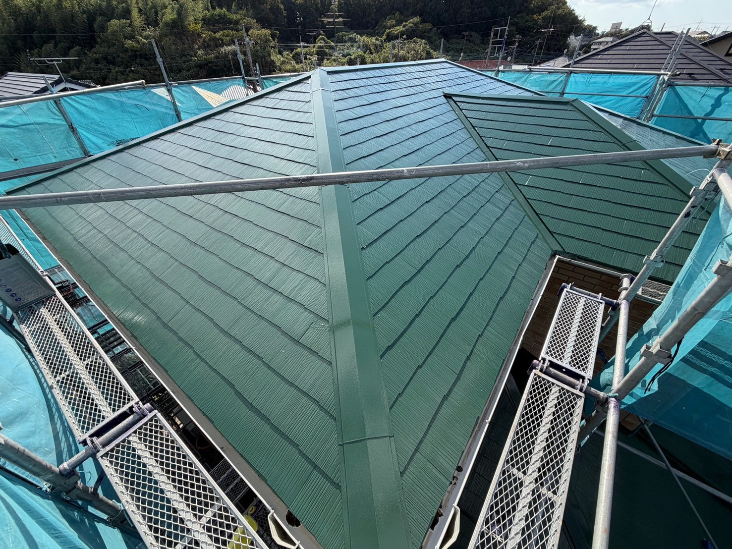 つくばみらい市　K様邸　屋根塗装リフォーム工事